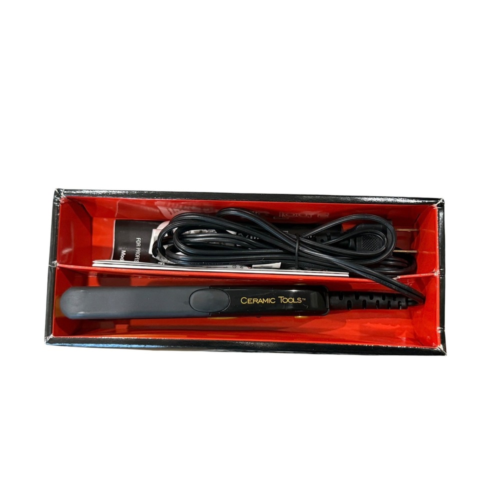BaByliss Pro Ceramic Tools 6" Mini Flat Iron Travel Compact Hair Straightener - Picture 2 of 8